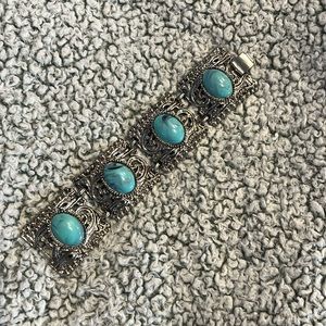 Vintage Bracelet with Turquoise Stones